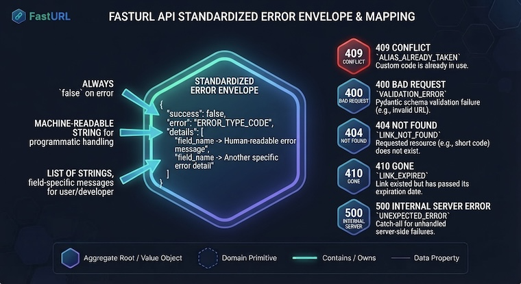 FastAPI Standardized Error Envelope & Mapping
